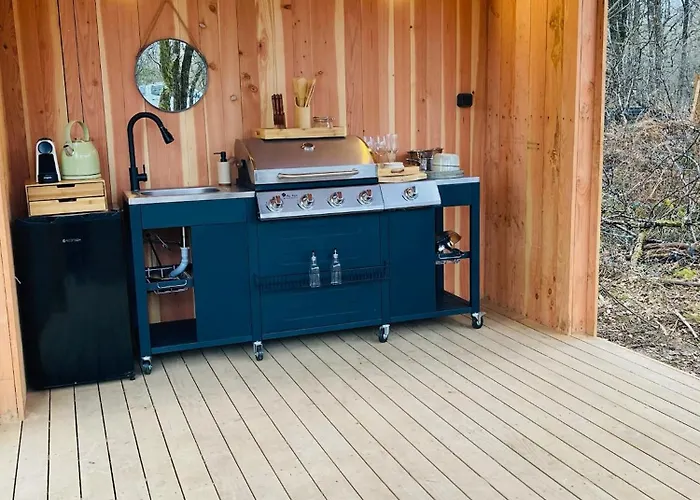 Campismo de Luxo Tente Avec Jacuzzi Vue 1